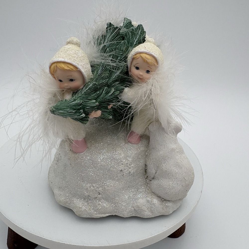 SAN FRANCISCO MUSIC BOX CO. SNOW‎ BABIES "WINTER WONDERLAND" 3974893